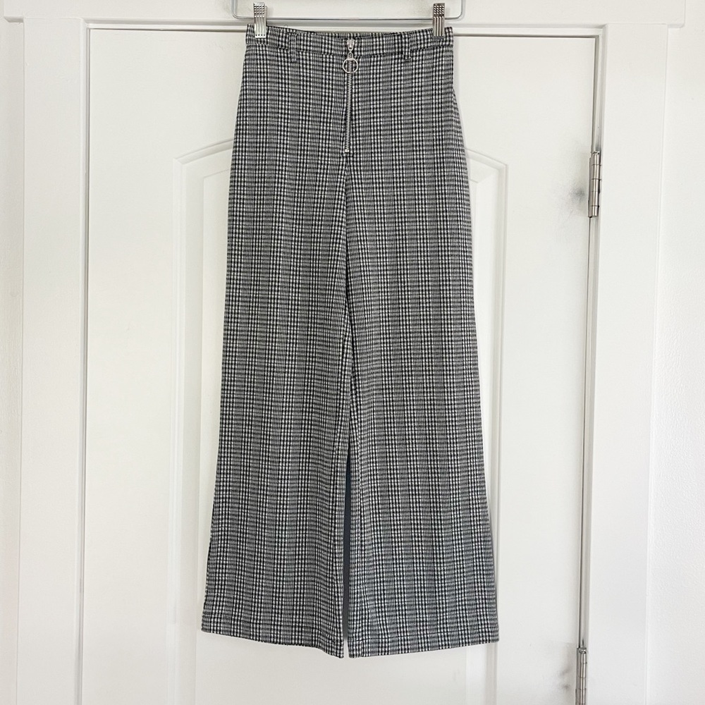 Wild Fable High Waist Cropped Plaid Pant - XS